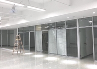 Υψηλός - ενιαίο γυαλί τοίχων χωρισμάτων γυαλιού ποιοτικών γραφείων για το κτίριο γραφείων