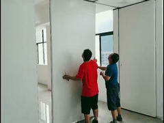 OEM Αλουμινένιο πλαίσιο Κινούμενο διαχωριστικό τοίχος Ακουστικό συρόμενο αναδιπλούμενο διαχωριστικό