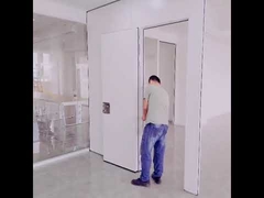 Πυροσβεστά αναδιπλούμενα διαχωριστικά τείχη εμπορικά με ξύλινο και αλουμινένιο υλικό