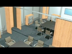 OEM ODM Υψηλής ευελιξίας κινούμενα διαχωριστικά τείχη διασταυρώτες χώρους μετρητών