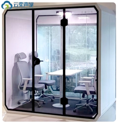 Τετραγωνικά μέτρα Recording Pod High-End Αμβλύνωση δονήσεων Ακουστικό τηλεφωνικό θάλαμο Ηχομόνωση Μουσικά θάλαμο Συναντήσεις