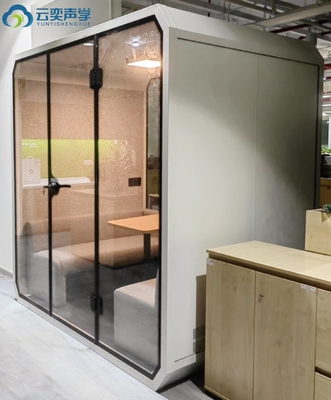Τετραγωνικά μέτρα Recording Pod High-End Αμβλύνωση δονήσεων Ακουστικό τηλεφωνικό θάλαμο Ηχομόνωση Μουσικά θάλαμο Συναντήσεις