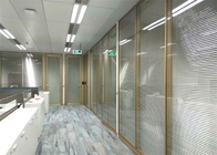 Πεντακάθαροι τοίχοι χωρισμάτων γυαλιού γραφείων διαλύσιμοι με το πλαίσιο αργιλίου