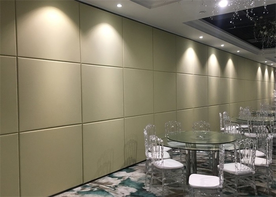Πέντε αστέρων Soundproof κινητοί τοίχοι πινάκων τοίχου χωρισμάτων υφάσματος ξενοδοχείων