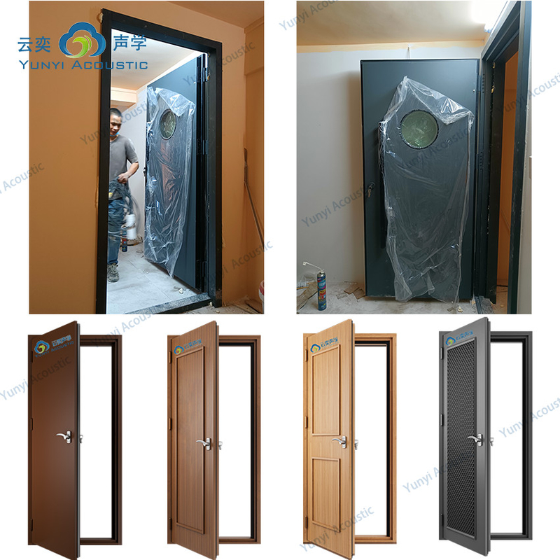 40DB 42dB 45dB Ηχομονωτική πόρτα UL εγγεγραμμένη/FM Εγκριθείσα για ξενοδοχείο