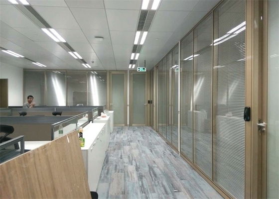 Soundproof χώρισμα γραφείων γυαλιού χωρισμάτων γυαλιού τοίχων πλαισίων αλουμινίου